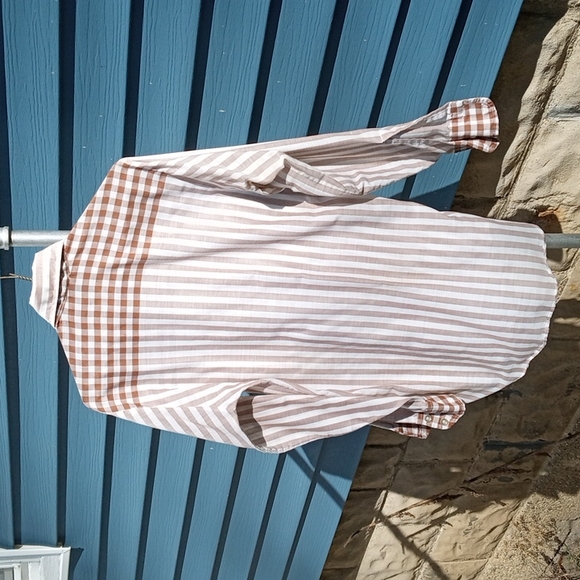 Vintage 60 70 s Levi's checkered 2 tone. Brown - Picture 6 of 8